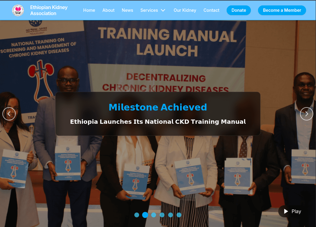 Ethiopian Kidney Association Website